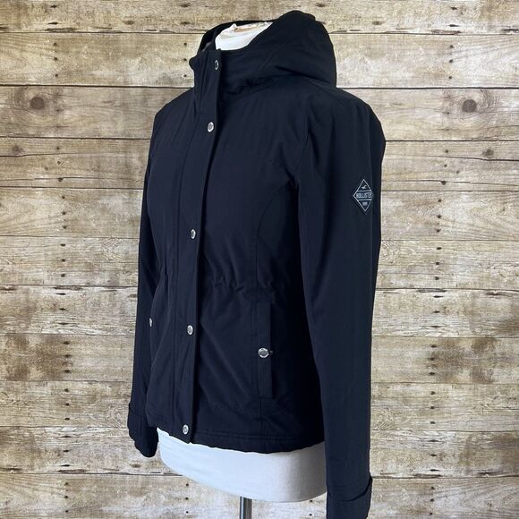 Hollister Sz XS Women’s All Weather Jacket Black Used - Picture 3 of 16